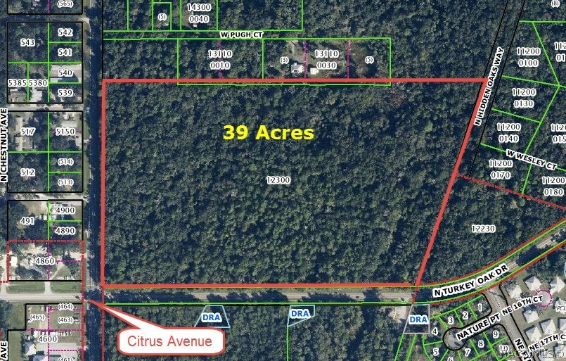 This 39.63 acre vacant parcel is located at the Lighted - Beach Acreage for sale in Crystal River, Florida on Beachhouse.com