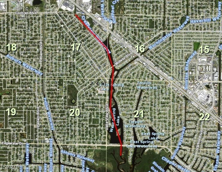 Great oversized Gulf access site. .32 acres only 3.2 miles to - Beach Lot for sale in Port Charlotte, Florida on Beachhouse.com