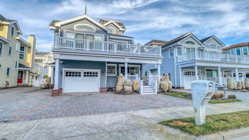 This spectacular beach block home is only the third house from - Beach Home for sale in Longport, New Jersey on Beachhouse.com