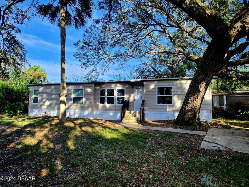 No lot rent! This remodeled 3-bedroom, 2-bathroom home is - Beach Home for sale in New Smyrna Beach, Florida on Beachhouse.com