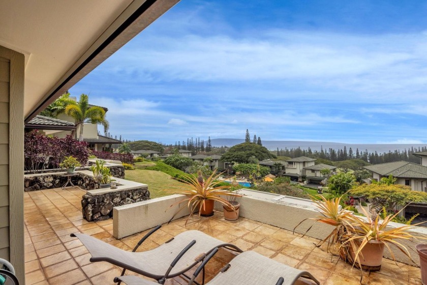 Expansive, panoramic ocean view from this recently painted - Beach Condo for sale in Lahaina, Hawaii on Beachhouse.com