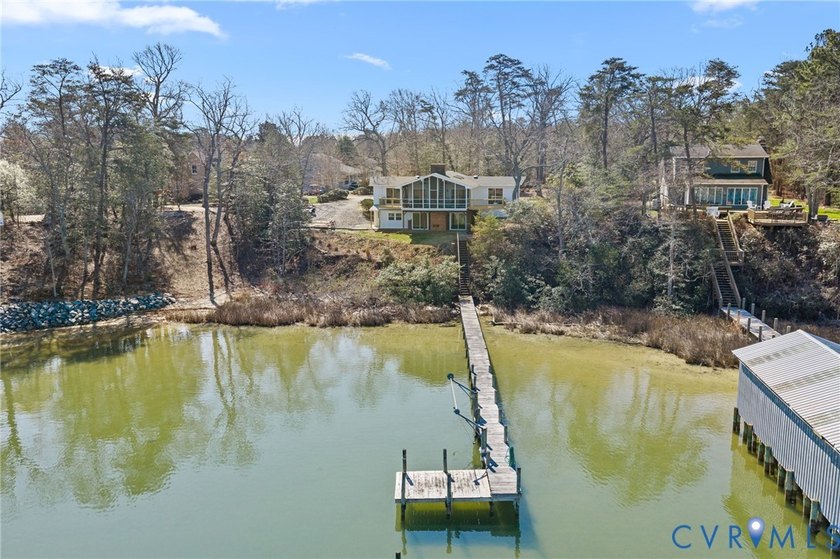 Renovated ranch house with full basement perched above Meachim - Beach Home for sale in Middlesex, Virginia on Beachhouse.com