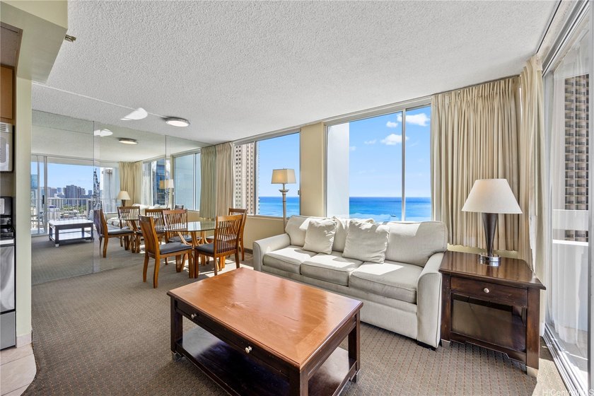Preferred *03* corner 1-bedroom on a high floor with ocean, city - Beach Condo for sale in Honolulu, Hawaii on Beachhouse.com