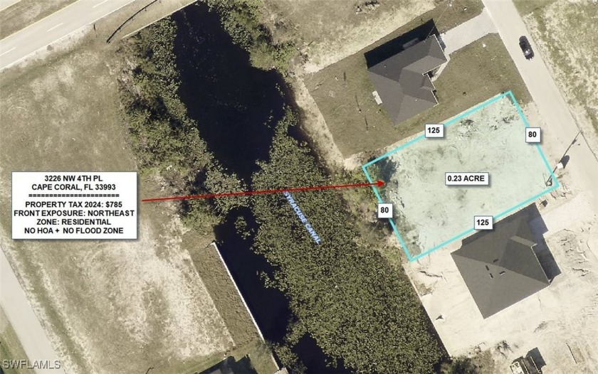 Amazing canal lot in the very fast growing city of Cape Coral - Beach Lot for sale in Cape Coral, Florida on Beachhouse.com