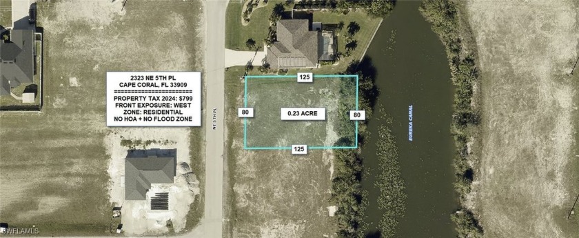 Amazing Canal lot in the very fast growing city of Cape Coral - Beach Lot for sale in Cape Coral, Florida on Beachhouse.com