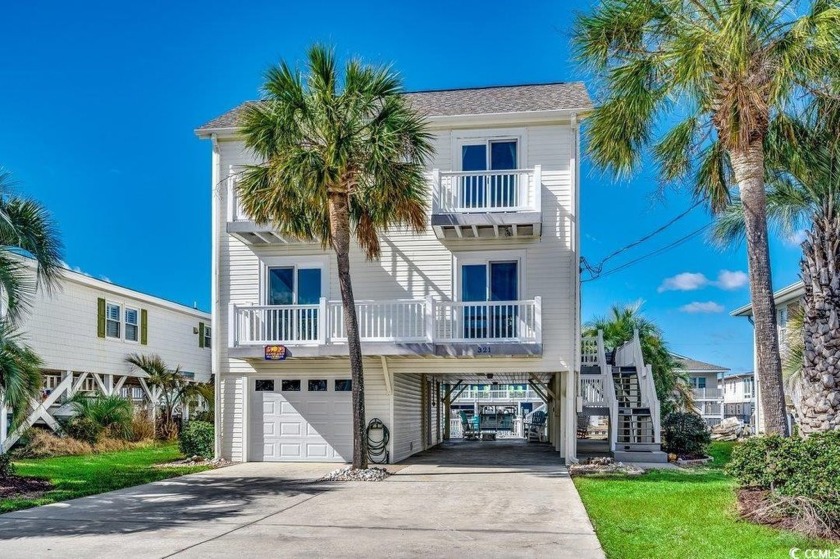 Wow! 4-Bedroom, waterfront, channel home close to the Beach in - Beach Home for sale in North Myrtle Beach, South Carolina on Beachhouse.com