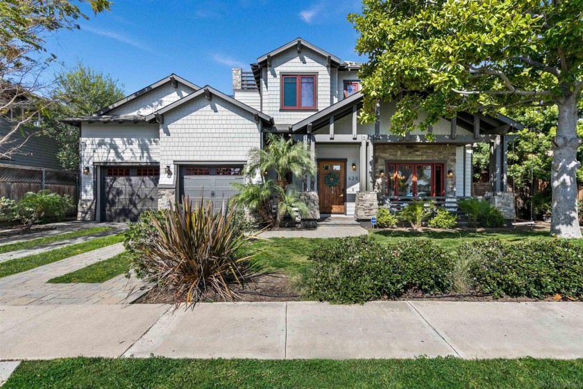 This elegant, custom built craftsman home located in the highly - Beach Home for sale in Coronado, California on Beachhouse.com