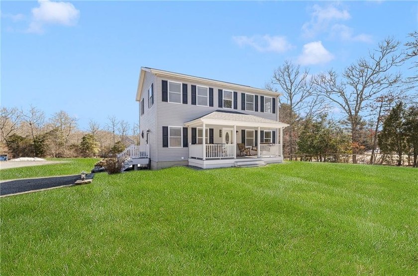 Privately situated in a peaceful New England setting on nearly 2 - Beach Home for sale in Tiverton, Rhode Island on Beachhouse.com