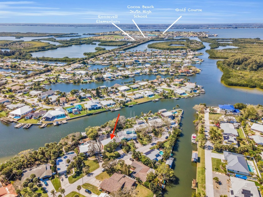 A WATERFRONT OASIS! Ideally located on the most secluded street - Beach Home for sale in Cocoa Beach, Florida on Beachhouse.com