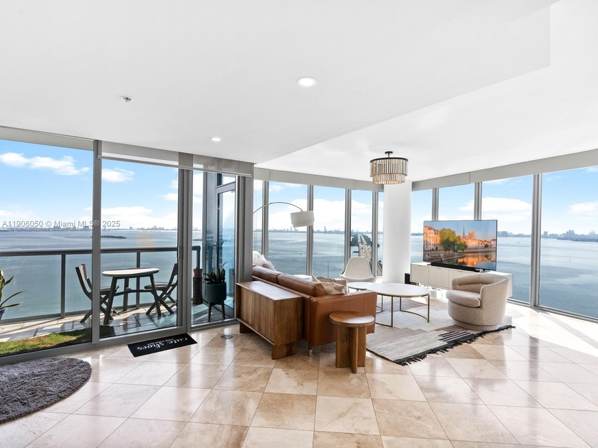 Set on a rare high floor, Unit 2312 captures 180 degrees of - Beach Condo for sale in Miami, Florida on Beachhouse.com