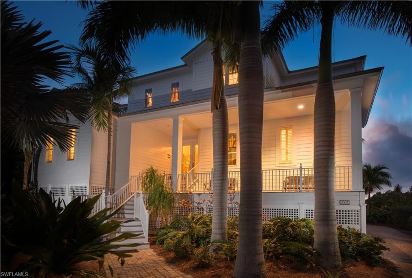 Enter the lead-glass front doors of this custom home and you'll - Beach Home for sale in Useppa Island, Florida on Beachhouse.com