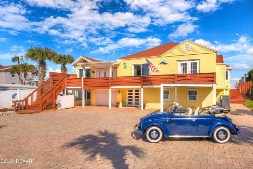 This oceanfront mansion was built for entertainment. 
Located - Beach Home for sale in Daytona Beach Shores, Florida on Beachhouse.com