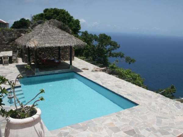 Villa Fairview - Ocean View 3 Br, 2 Ba, Pool, Hot Tub - Beach Vacation Rentals in Windwardside, Saba on Beachhouse.com