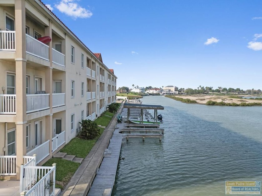 Water views right from your living area in this first-floor - Beach Condo for sale in Port Isabel, Texas on Beachhouse.com