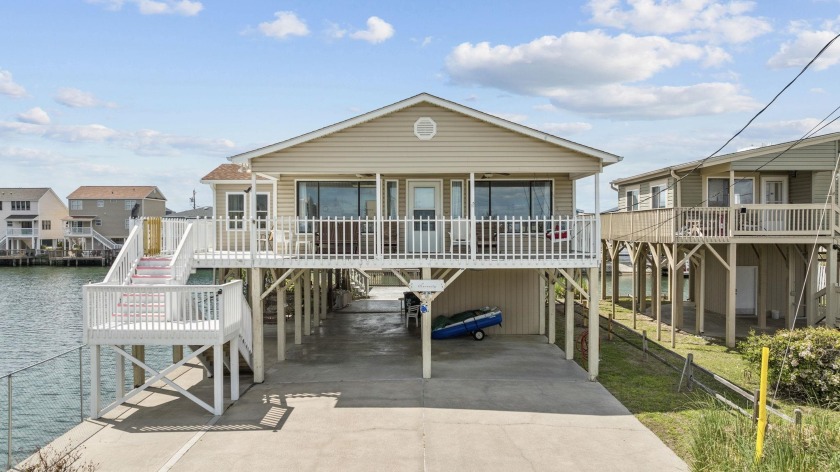 Enjoy 360 degree water views in this classic raised beach home! - Beach Home for sale in North Myrtle Beach, South Carolina on Beachhouse.com