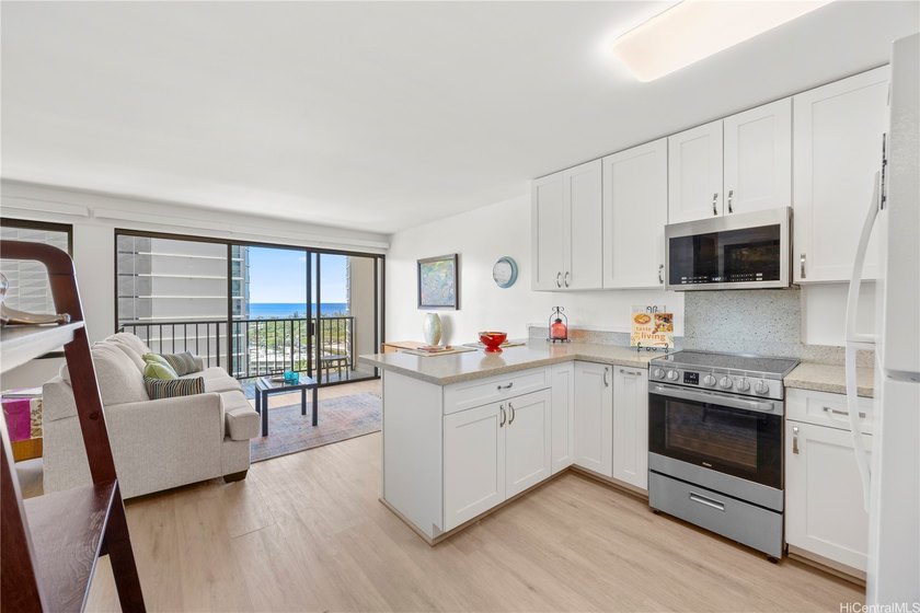 Rarely available studio at The Four Paddle features a remodeled - Beach Condo for sale in Honolulu, Hawaii on Beachhouse.com