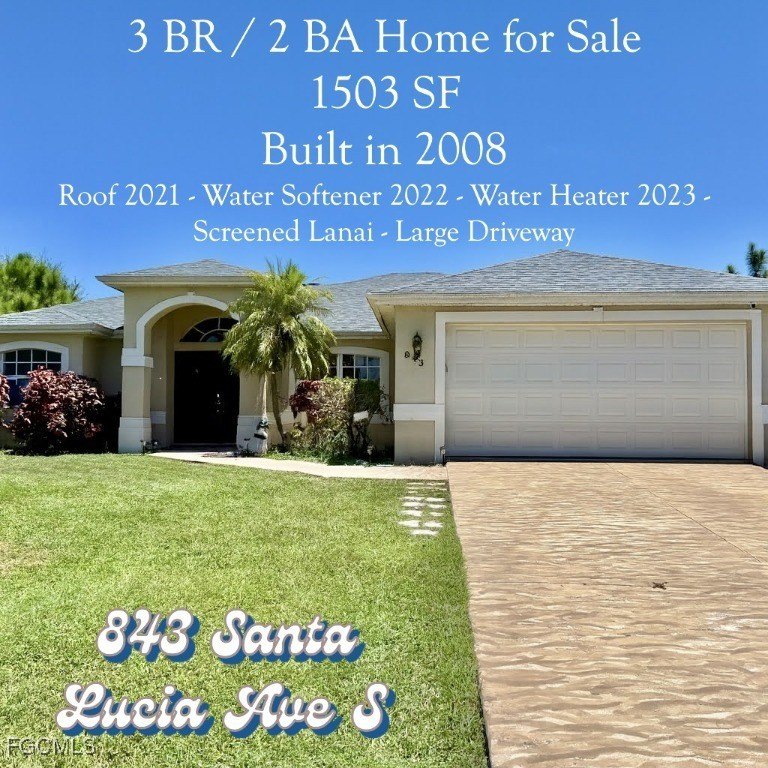 Welcome to this inviting 3-bedroom, 2-bath single-family home in - Beach Home for sale in Lehigh Acres, Florida on Beachhouse.com