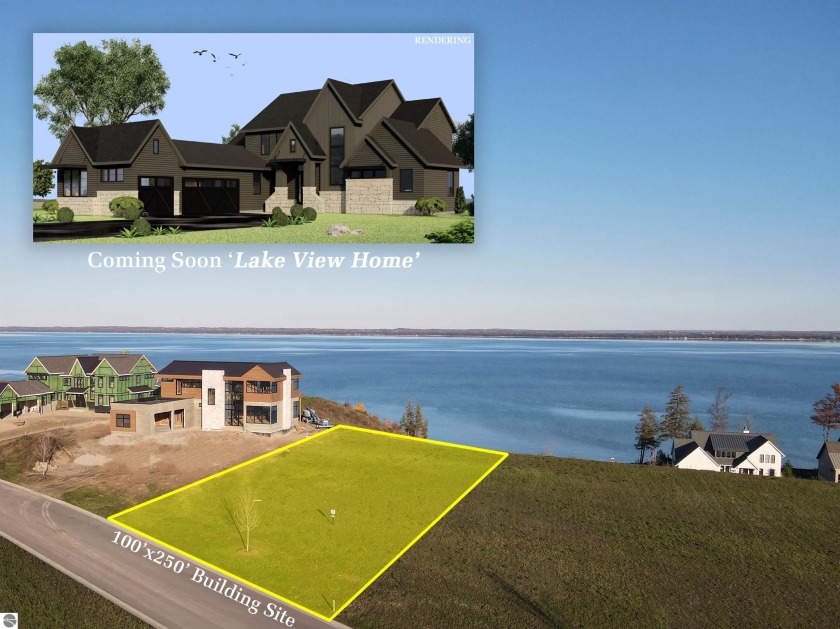 Coming soon! Lake View Home at Peninsula Shores, built of - Beach Home for sale in Traverse City, Michigan on Beachhouse.com