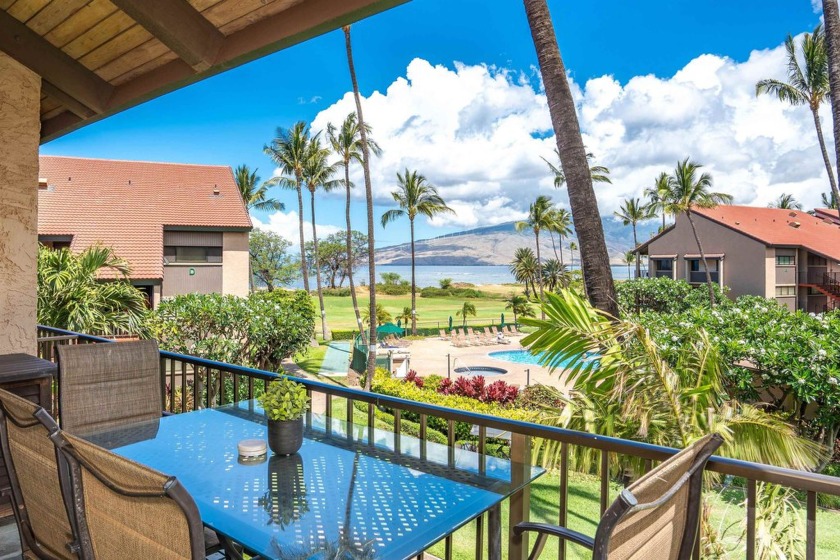 Enjoy spectaculous ocean views from this highly desirable 2 - Beach Condo for sale in Kihei, Hawaii on Beachhouse.com