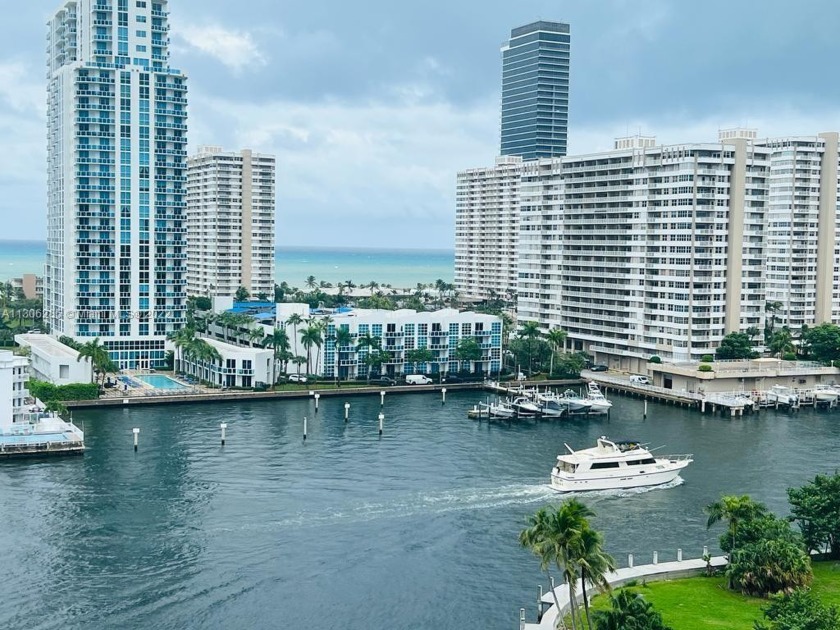 Admire the GORGEOUS intracoastal, ocean and city views from this - Beach Condo for sale in Hallandale  Beach, Florida on Beachhouse.com