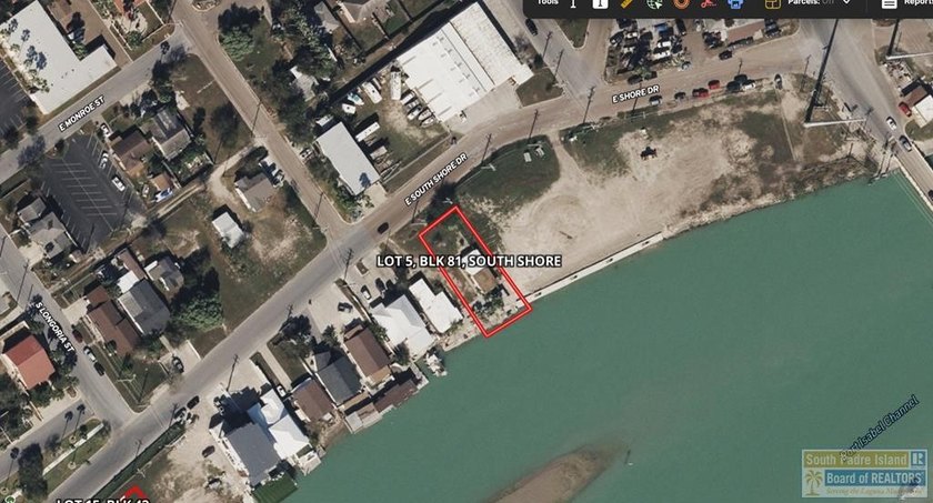 Prime Deep Water approximately 50' x 150' waterfront lot on - Beach Lot for sale in Port Isabel, Texas on Beachhouse.com