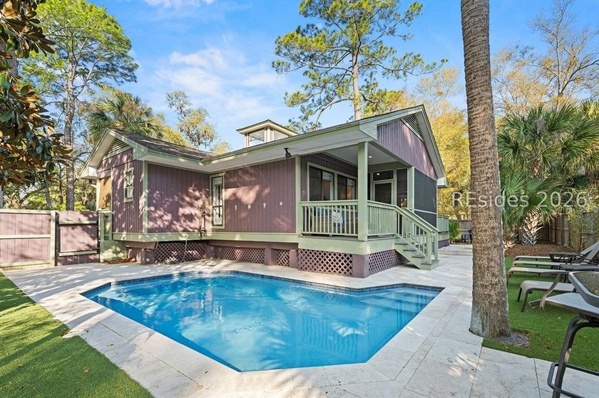 A Lowcountry backyard setup with a premium location just steps - Beach Home for sale in Hilton Head Island, South Carolina on Beachhouse.com