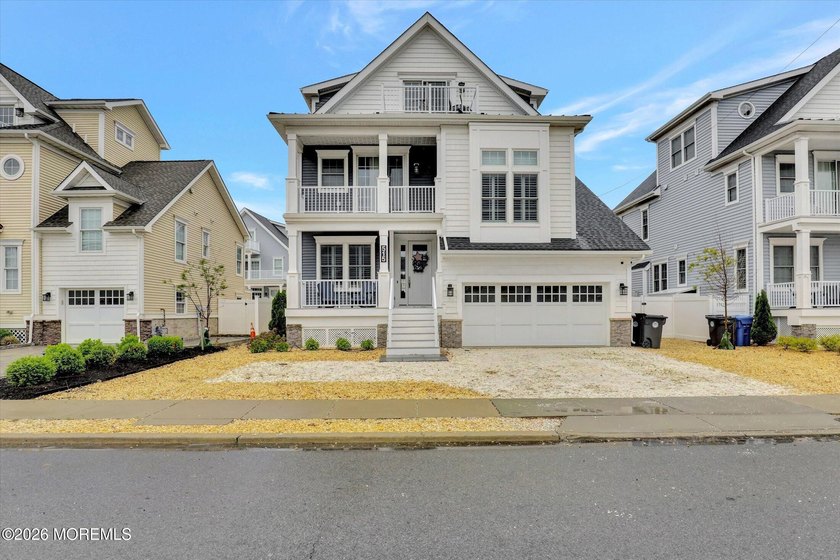 Custom Coastal Home Just One Block from the Ocean Ideally - Beach Home for sale in Mantoloking, New Jersey on Beachhouse.com