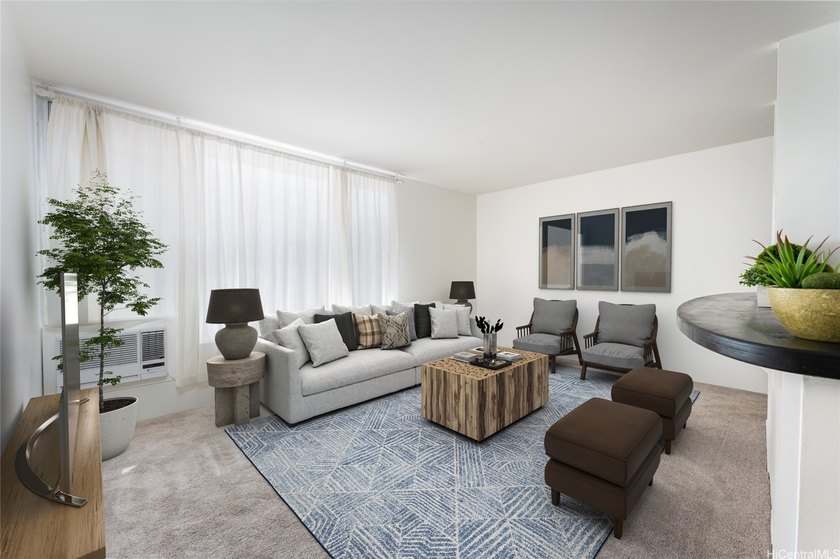 Updated 1 bedroom 1 bath featuring NEW CARPET and fresh INTERIOR - Beach Condo for sale in Honolulu, Hawaii on Beachhouse.com