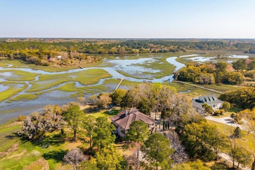 Custom-built waterfront estate on 5.2 private acres with - Beach Home for sale in Meggett, South Carolina on Beachhouse.com
