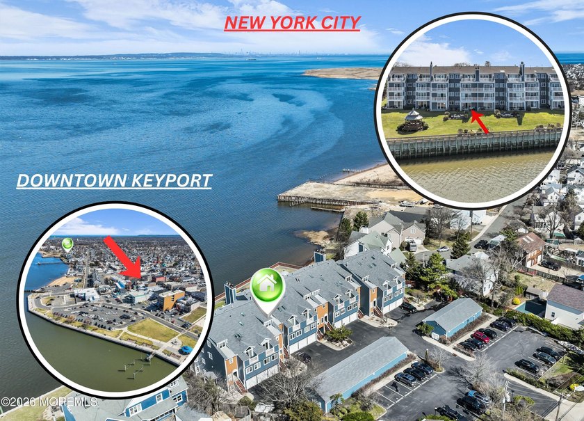 Start your new beginning in this primely located townhouse in - Beach Townhome/Townhouse for sale in Keyport, New Jersey on Beachhouse.com