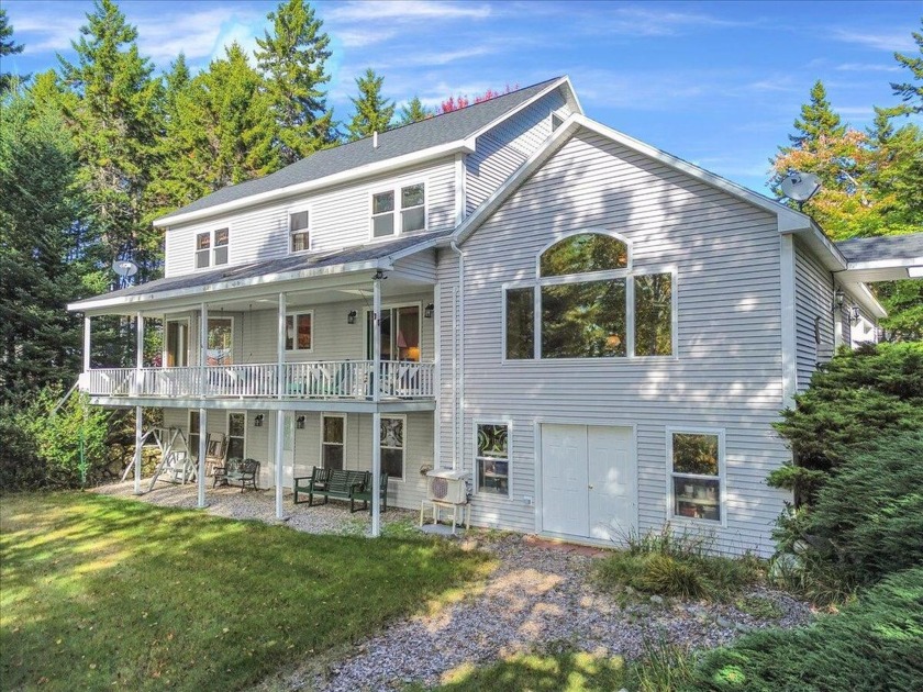 Set on 5.5 private acres with 284 feet of waterfront on Morgan - Beach Home for sale in Surry, Maine on Beachhouse.com