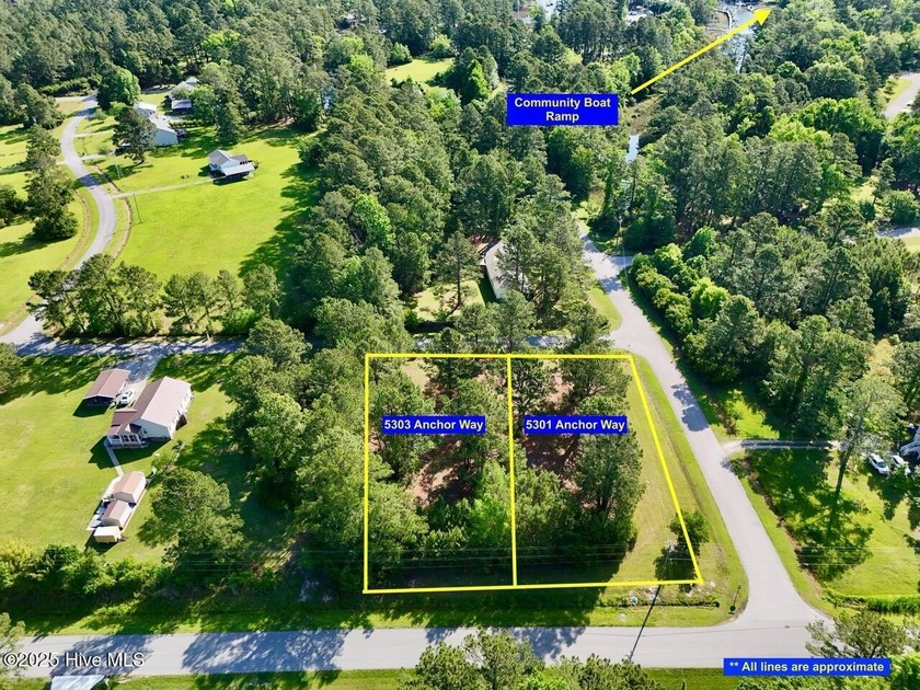 Two lots side by side offered together for $50,000 or separate - Beach Lot for sale in Oriental, North Carolina on Beachhouse.com