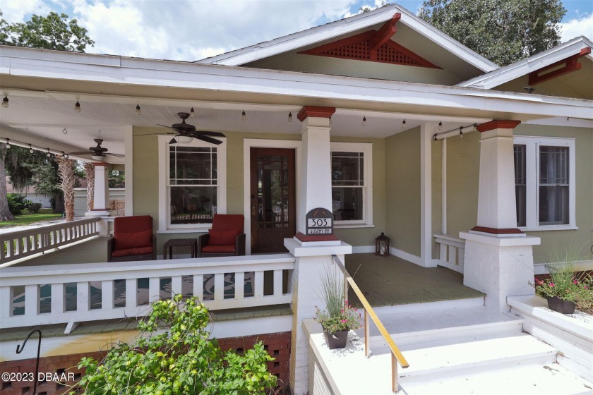 Newly restored, idyllic 1928 Sears cottage craftsman just a few - Beach Home for sale in New Smyrna Beach, Florida on Beachhouse.com