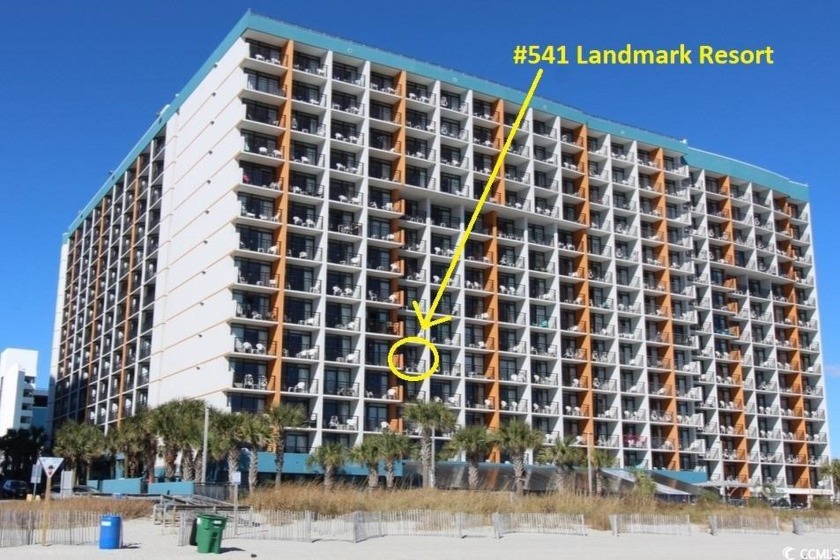 This oceanfront 1BR/1BA condominium is located in the Landmark - Beach Condo for sale in Myrtle Beach, South Carolina on Beachhouse.com
