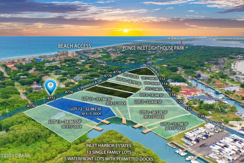 Do not miss this rare opportunity to purchase your spectacular - Beach Lot for sale in Ponce Inlet, Florida on Beachhouse.com