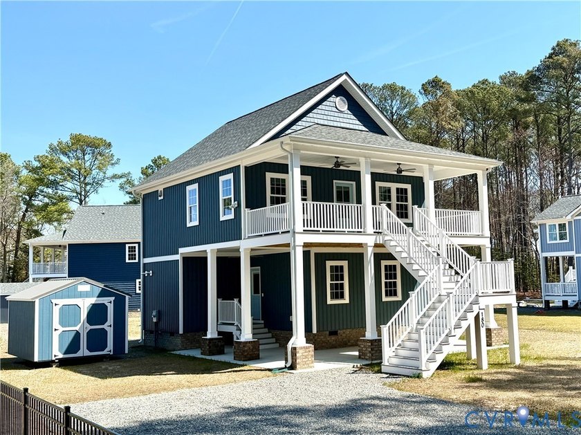 Brand new 3 bedroom, 2.5 bath coastal home in sought-after - Beach Home for sale in Deltaville, Virginia on Beachhouse.com