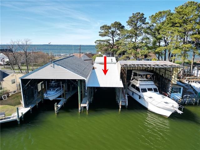 BOATHOUSE for sale on the protected Broad Creek side off the - Beach Lot for sale in Deltaville, Virginia on Beachhouse.com