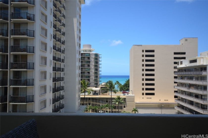 Ocean view from this great studio only 2 short blocks away from - Beach Condo for sale in Honolulu, Hawaii on Beachhouse.com
