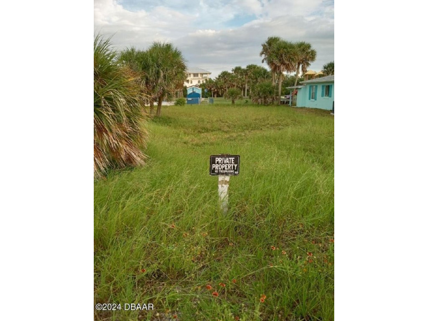 50x100 vacant lot next to Bethune Beach Park. Water view to the - Beach Lot for sale in New Smyrna Beach, Florida on Beachhouse.com