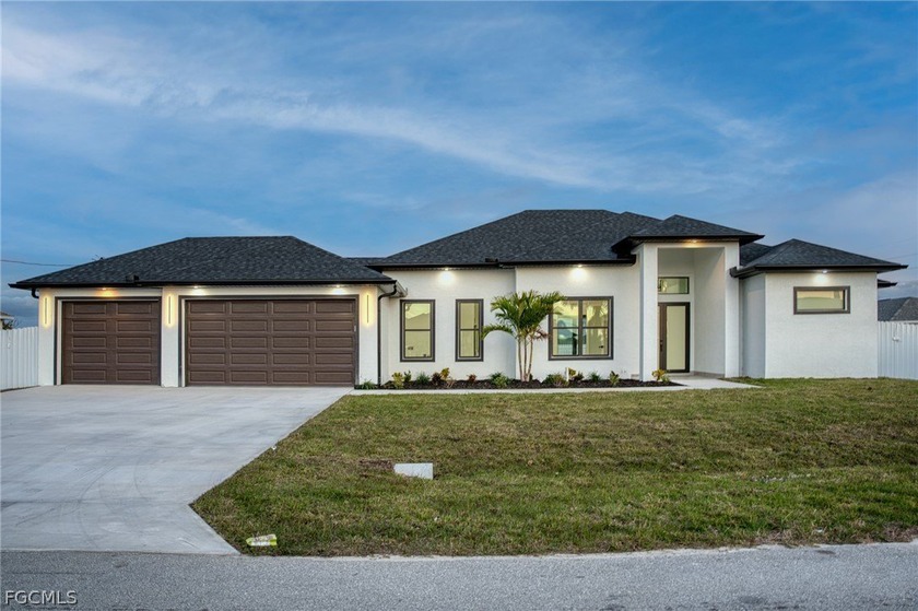 Welcome to this stunning brand new construction home situated on - Beach Home for sale in Cape Coral, Florida on Beachhouse.com