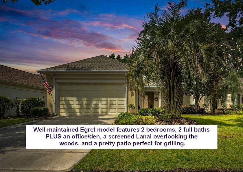 Very well maintained Egret model home in Sun City Hilton Head - Beach Home for sale in Bluffton, South Carolina on Beachhouse.com