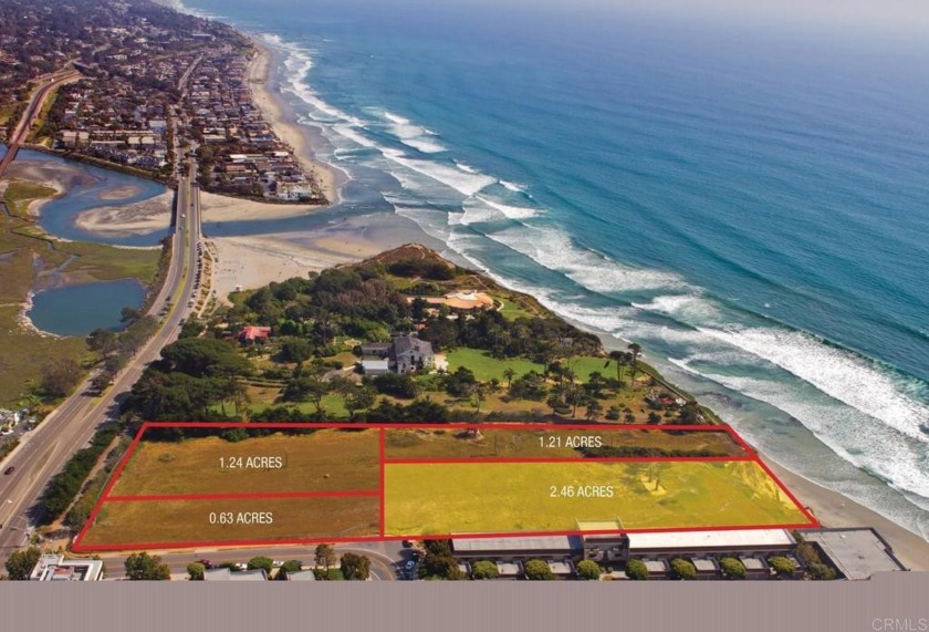Encompassing 2.46 flat and usable ocean front acres, this very - Beach Acreage for sale in Del Mar, California on Beachhouse.com