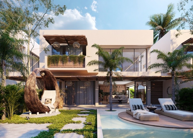 This residential project aims to seamlessly blend elegance with - Beach Home for sale in Tulum,  on Beachhouse.com