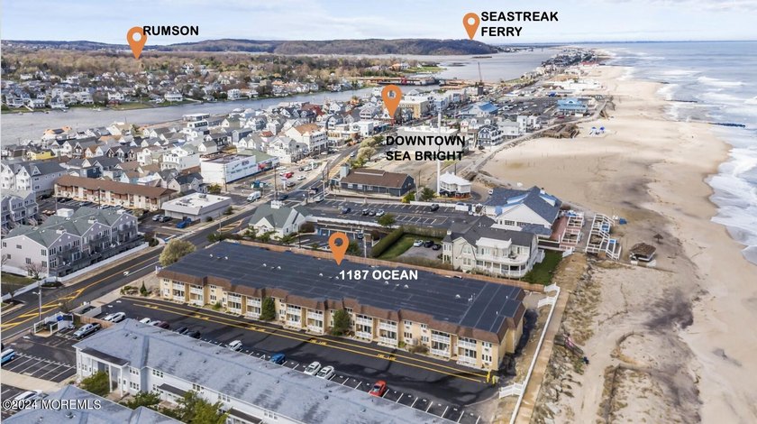 OCEANFRONT beautifully renovated top floor, 1-bedroom, 1-bath - Beach Condo for sale in Sea Bright, New Jersey on Beachhouse.com