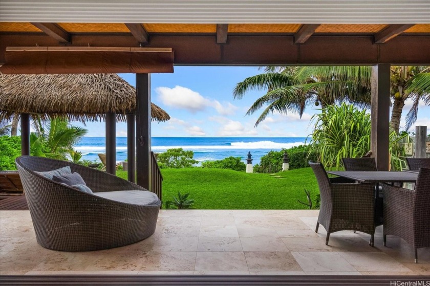 This custom-built beachfront home at Sunset Beach offers the - Beach Home for sale in Haleiwa, Hawaii on Beachhouse.com