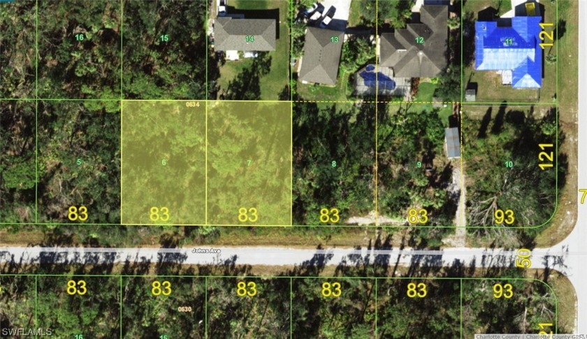 Double lot! No HOA, deed restrictions or CDDs!!! Don't wait - Beach Lot for sale in Port Charlotte, Florida on Beachhouse.com