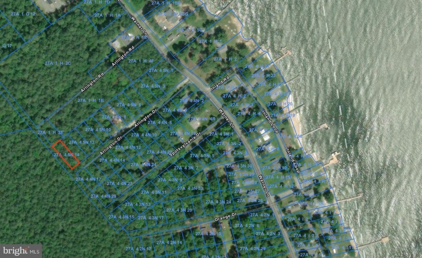 Lot in Ragged Point Beach;  Coles Point Area (Westmoreland - Beach Lot for sale in Hague, Virginia on Beachhouse.com