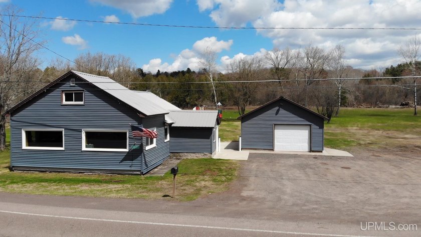 3BR, 1BA home with detached 1 car garage. The home is located - Beach Home for sale in Lake Linden, Michigan on Beachhouse.com
