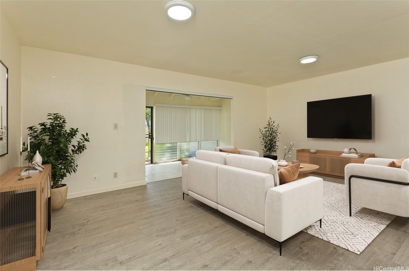 Welcome Wailuna. New living room flooring and counter top! This - Beach Condo for sale in Aiea, Hawaii on Beachhouse.com
