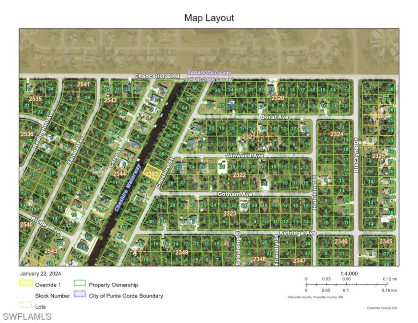 Gulf Access lot - only 1 bridge to Myakka River - Port Charlotte - Beach Lot for sale in Port Charlotte, Florida on Beachhouse.com